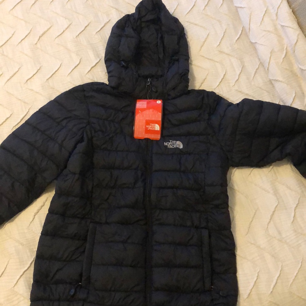 Brand new north face down jacket - black, size L